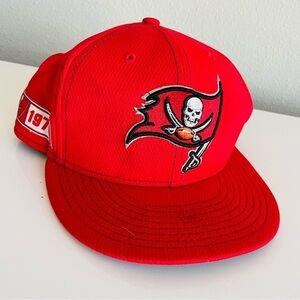 NFL Buccaneers Red 100th Anniversary Cap